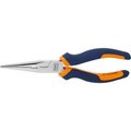 Garant Straight Snipe Nose Pliers with Grips, Chrome-Plated, Overall Length: 200mm 713040 200